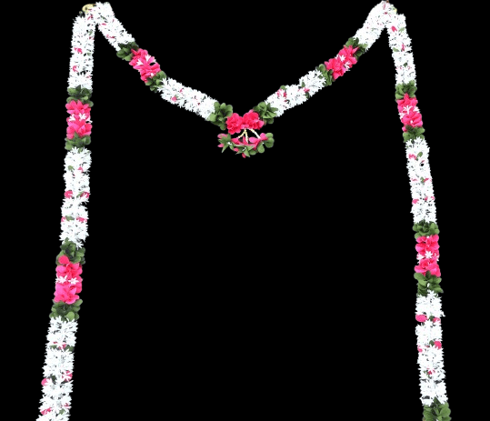 NLR URBAN Artificial White Pink Green Flower Garland for Festive Decoration - Party and Festive Needs | Buy online on ZillyBuy