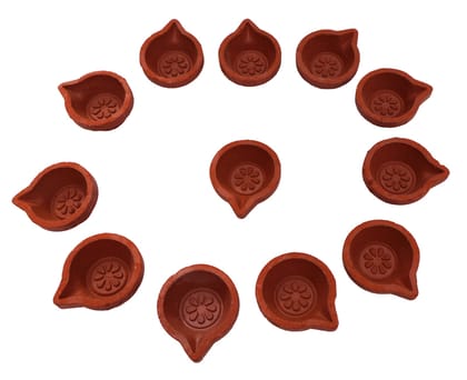 Handmade Terracotta Clay Diyas for Diwali Pooja and Home Decoration - Pack of 12 Handmade Terracotta Clay Diyas for Diwali Pooja and Home Decoration - Pack of 12
