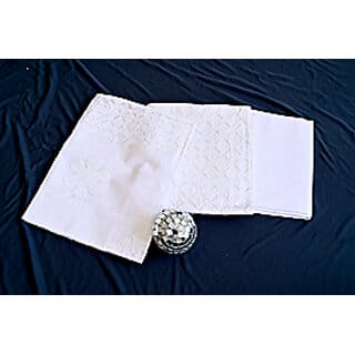 Applique Cotton Dress Material Suit Set