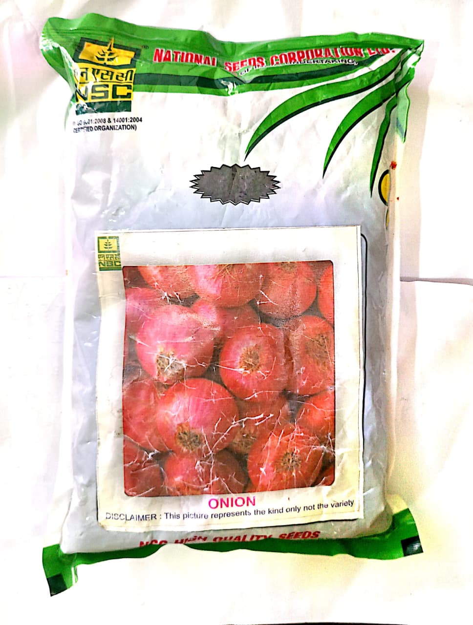 NSC National Seeds Corporation High Quality Onion/AFLR T/L Seeds Packet 1 Kg