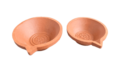 Traditional Terracotta Clay Diya Set - Handcrafted Oil Lamps for Diwali & Home Decor Traditional Terracotta Clay Diya Set - Handcrafted Oil Lamps for Diwali & Home Decor