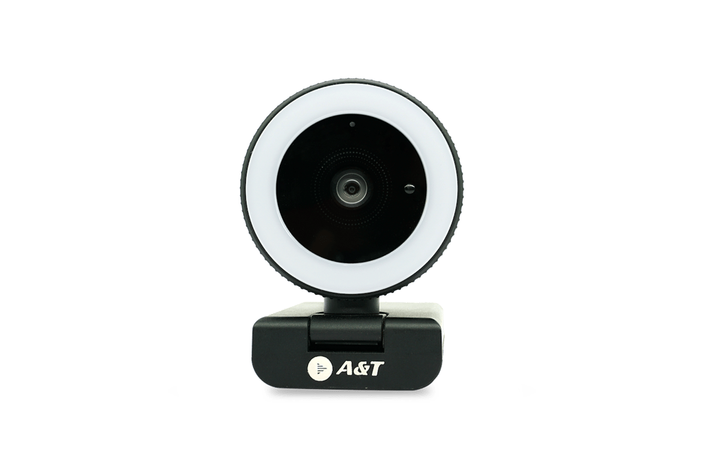A&T Snap U3 Webcam with Ring Light and Remote Control 
