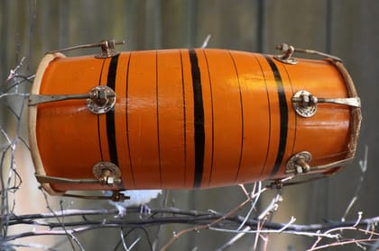 Dholaki ( a small two-headed Indian drum-16Inch)