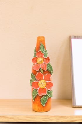 Flower Design Bottle Art