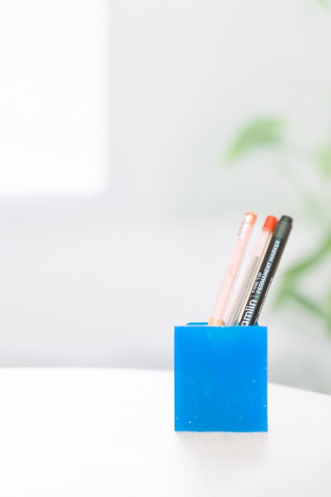 Square Shaped Pen, Pencil Holder