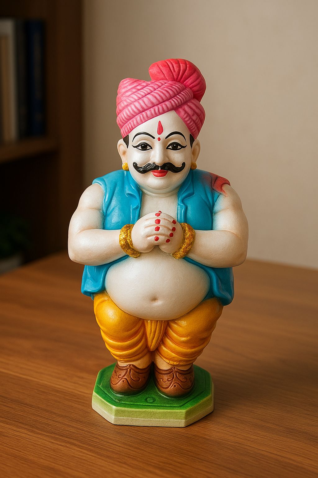 Rajasthani Sardar Ji Man Figurine Decorative Showpiece for Home Decor