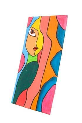 Women Shaped Painting Wall Hanging("10","10")