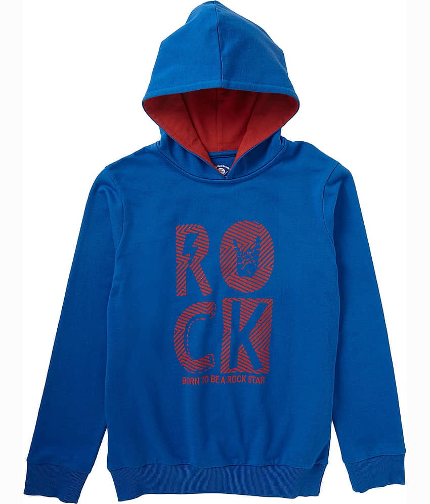 Cub Mcpaws Pack of 1 Boys Cotton Sweatshirt ( Blue )