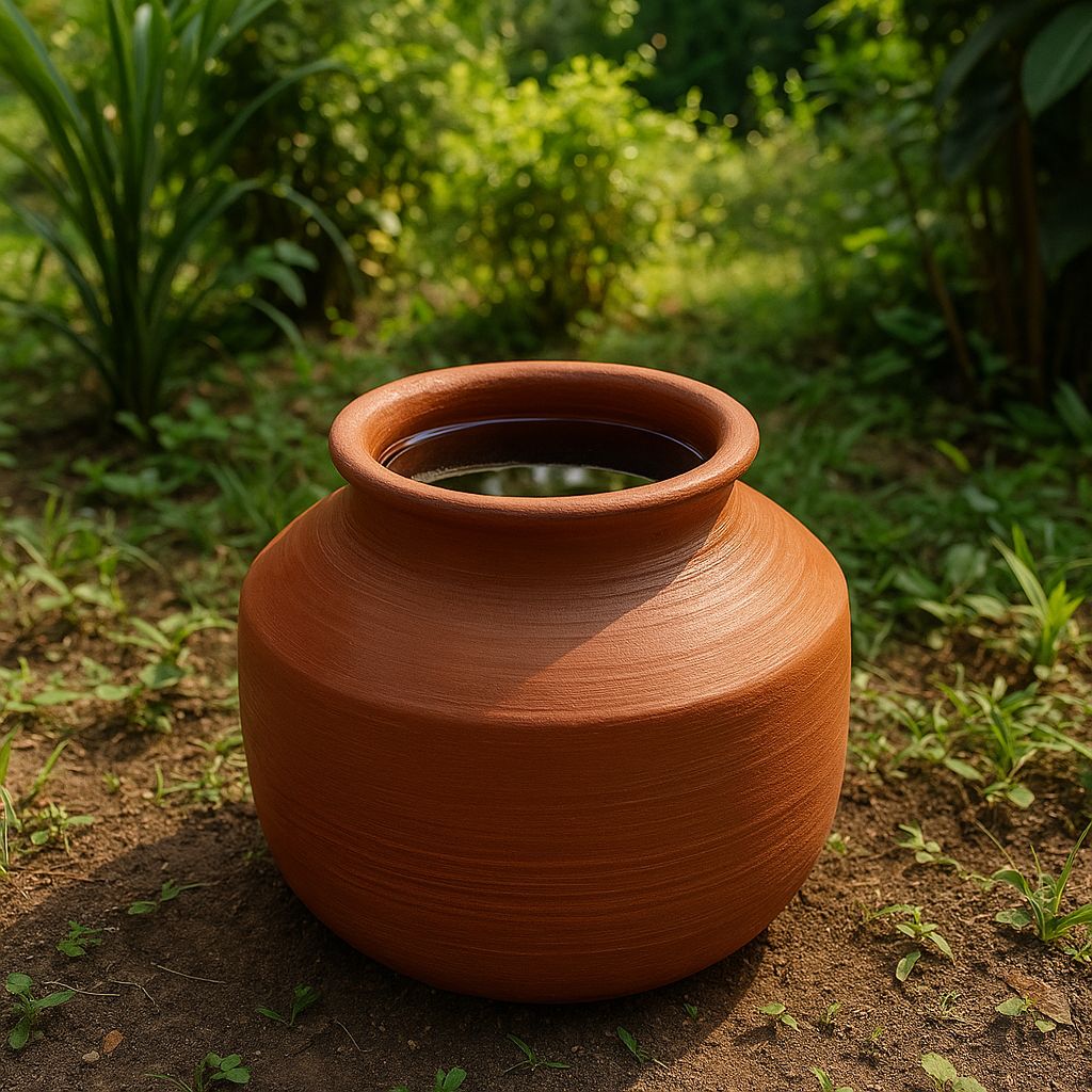 Handmade Terracotta Clay Water Pot