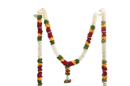 Vibrant Multi-Color Fresh Flower Garland