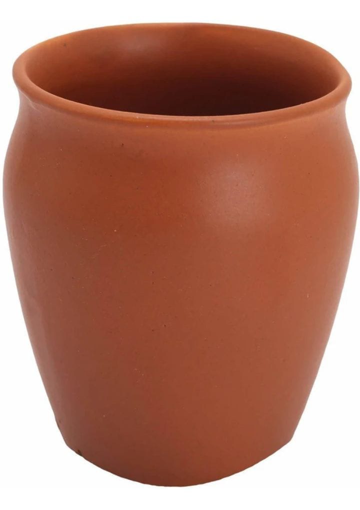 Set of 6 Traditional Terracotta Kulhad Cups for Tea Coffee Lassi