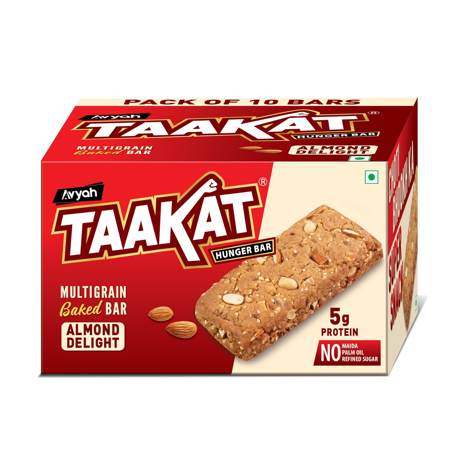 Taakt hunger Bar Almond Delight - Pack of 10