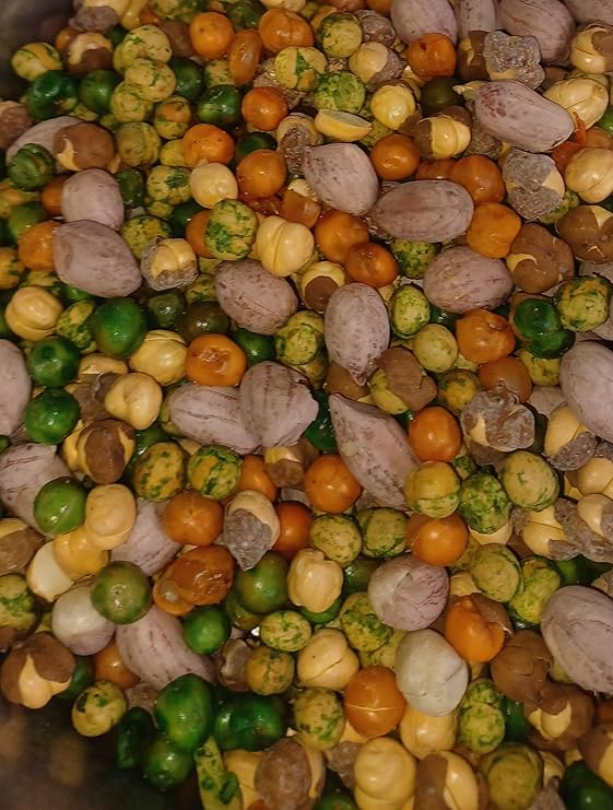 Turf Fresh Premium Jumbo Dana Chana Protein Crunch Mix | Bharuch Special Roasted Dana ChanaMix | High Protein Crunchy Mix Snack | Healthy & Tasty MixNamkeen | Power Packed Anytime Snack (Bahubali Energy Pack – 500g x 2 pack, Traditionally_Roasted_Mix)