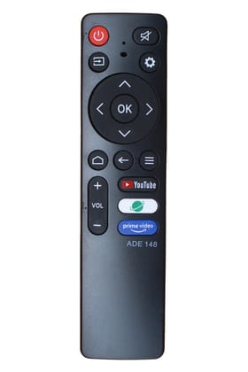 V3Deals Compatible Infinix/Thomson/Metz & Many More Smart Led/LCD TV Remote Control | Non-Voice (Exactly Same Remote Will Work Only) - Please Match The Image with Your Old Product (Infinix ADE 148)