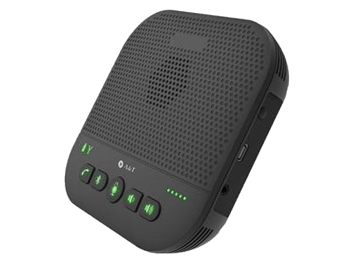 A&T AIR 100 Portable Bluetooth Conference Speakerphone with Mic & Volume Controls