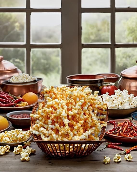 BELPATRA FOODS Tasty KurKure Sabudana Aloo Chakli Ready-to-Fry! Potato Chakli For Upwas Snacks Falhari | Upwas Chips ( 250_G )