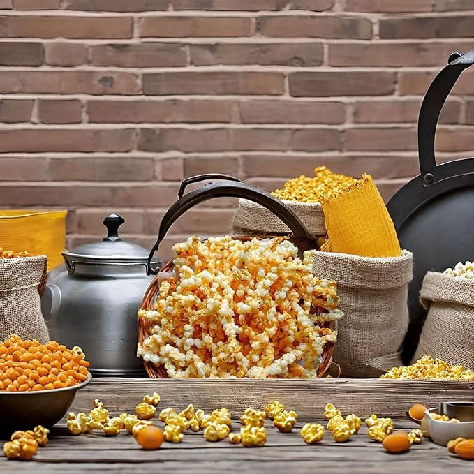 BELPATRA FOODS Tasty KurKure Sabudana Aloo Chakli Ready-to-Fry! Potato Chakli For Upwas Snacks Falhari | Upwas Chips ( 250_G )