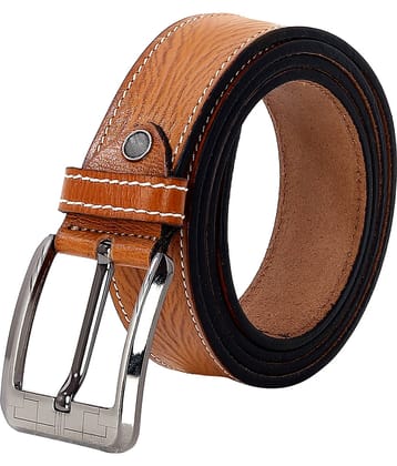 Leather World - Leather Men's Casual Belt ( Pack of 1 )
