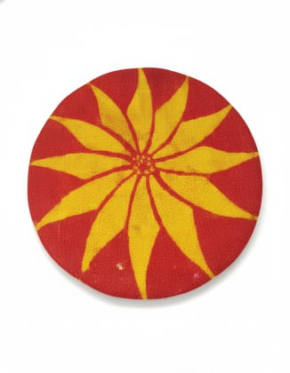 Radiant Sunburst Handcrafted Woollen Mat Radiant Sunburst Handcrafted Woollen Mat