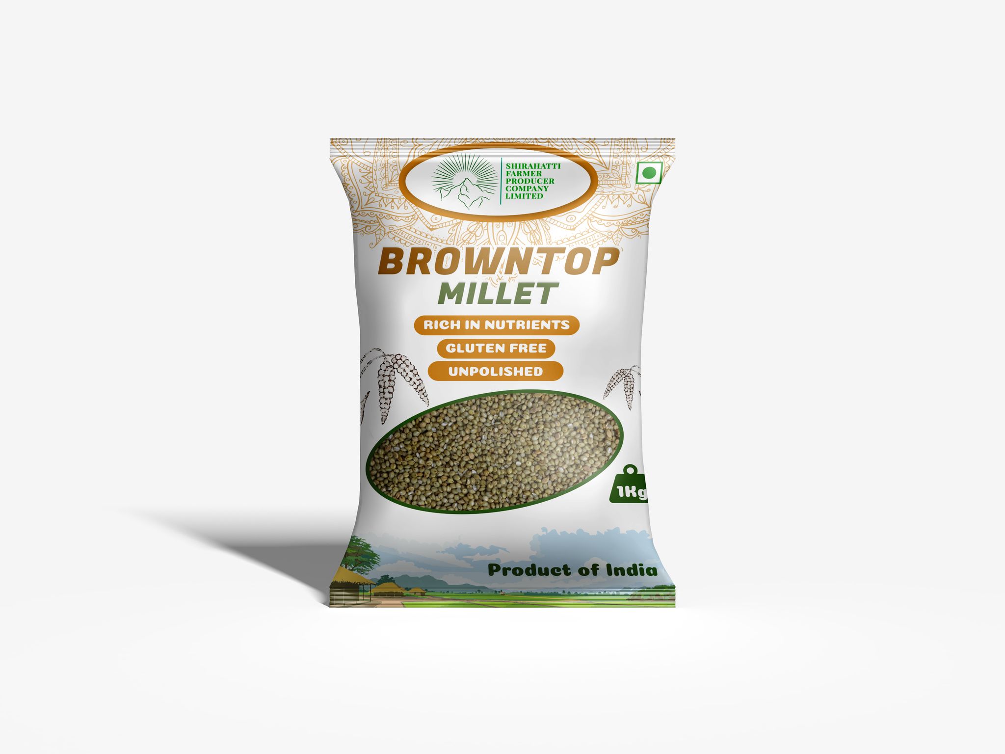 Shirahatti Browntop Millet - Nutrient-Rich, Gluten-Free Superfood