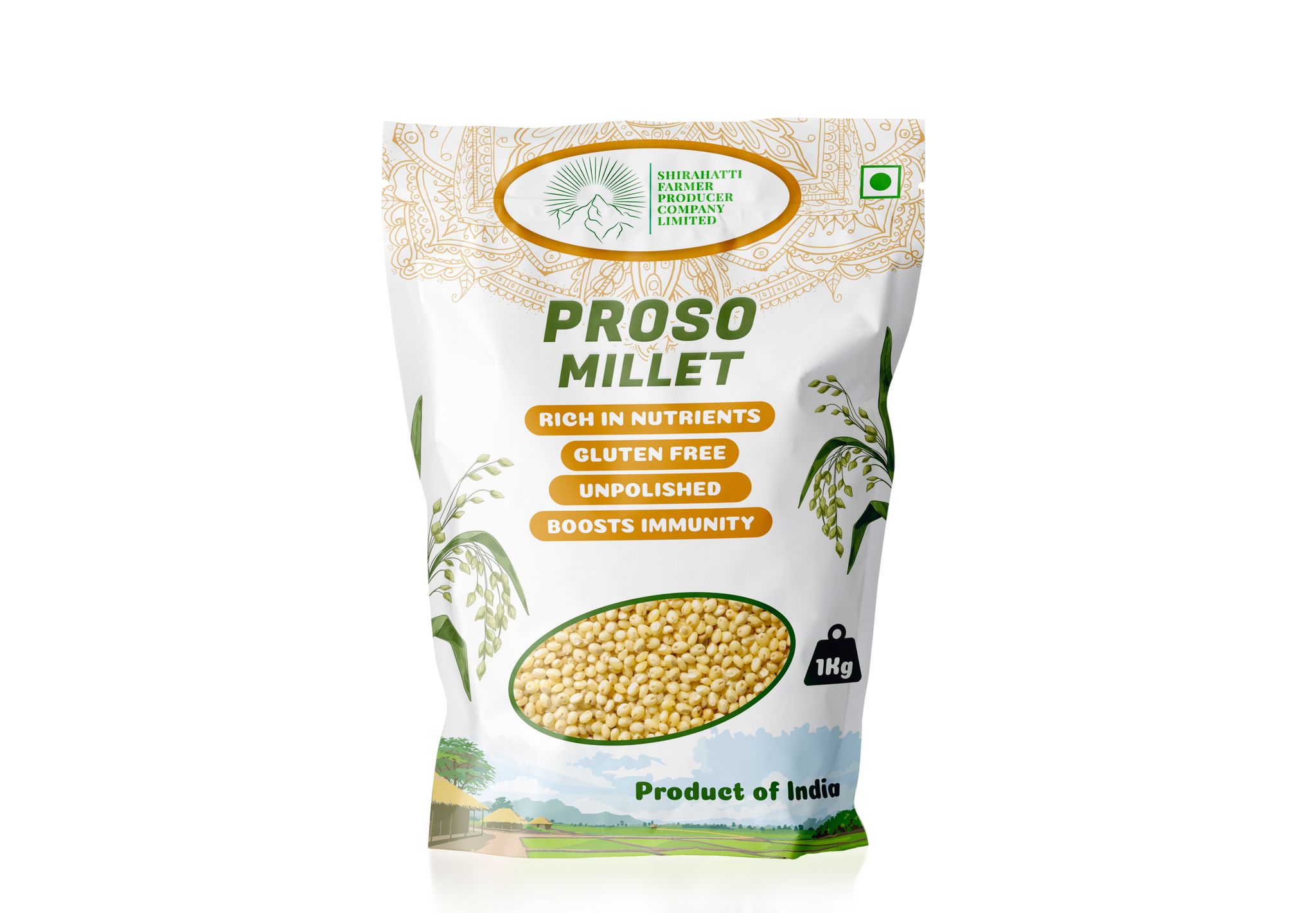 Premium Proso Millet | Gluten-Free & Nutrient-Rich Healthy Grain