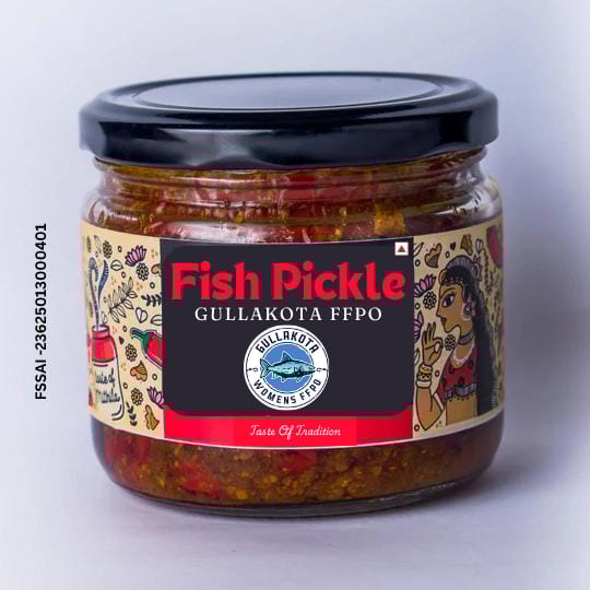 Gullakota Womens FFPO Authentic Indian Fish Pickle - Taste of Tradition