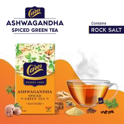 Care Ashwagandha Spiced Green Tea - 50 Tea Bag