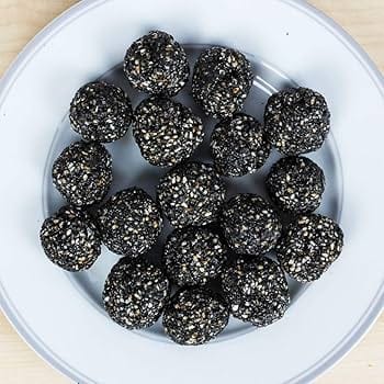 Avadh Desi Foods - Balck | Kale Til Laduu – Winter Special Sweet | Made with Jaggery & Ghee for Makar Sankranti ( 1Kg )