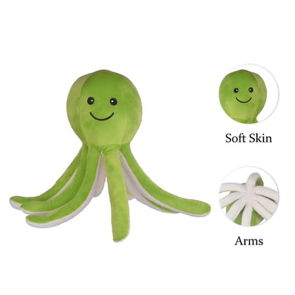 Octopus Soft Toys (Light Green) | Baby Soft Toys | Kids Plush Toys | Octopus Stuffed Animal | Stuffed Octopus Toy | Octopus Cuddly Toy | Soft Toy