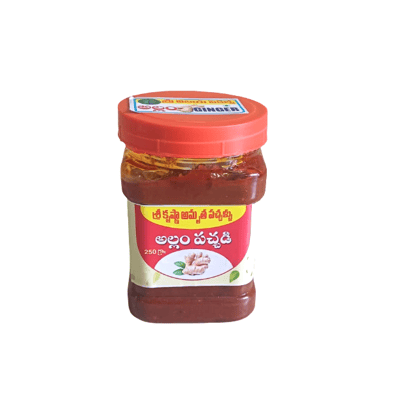 Sri Krishna Amma Vari Allam Pachadi - Authentic Ginger Pickle (250g)