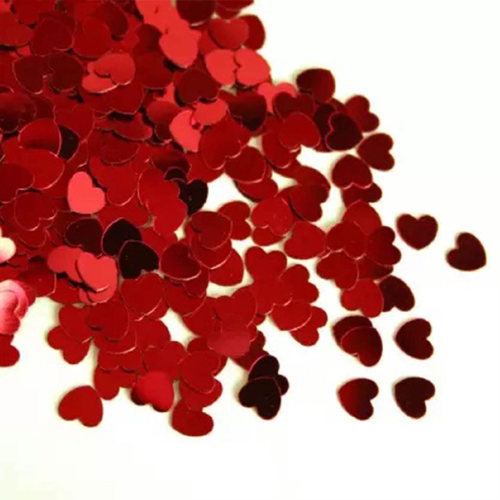 Red Heart Shape Confetti - Party and Festive Needs | Buy online on ZillyBuy
