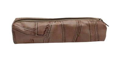 Stylish Light Brown Zippered Pencil Case & Multipurpose Pouch Stylish Light Brown Zippered Pencil Case & Multipurpose Pouch