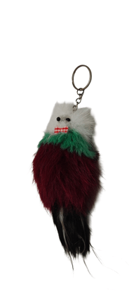 Stylish Multi-Color Furry Fluffy Keychain Bag Charm