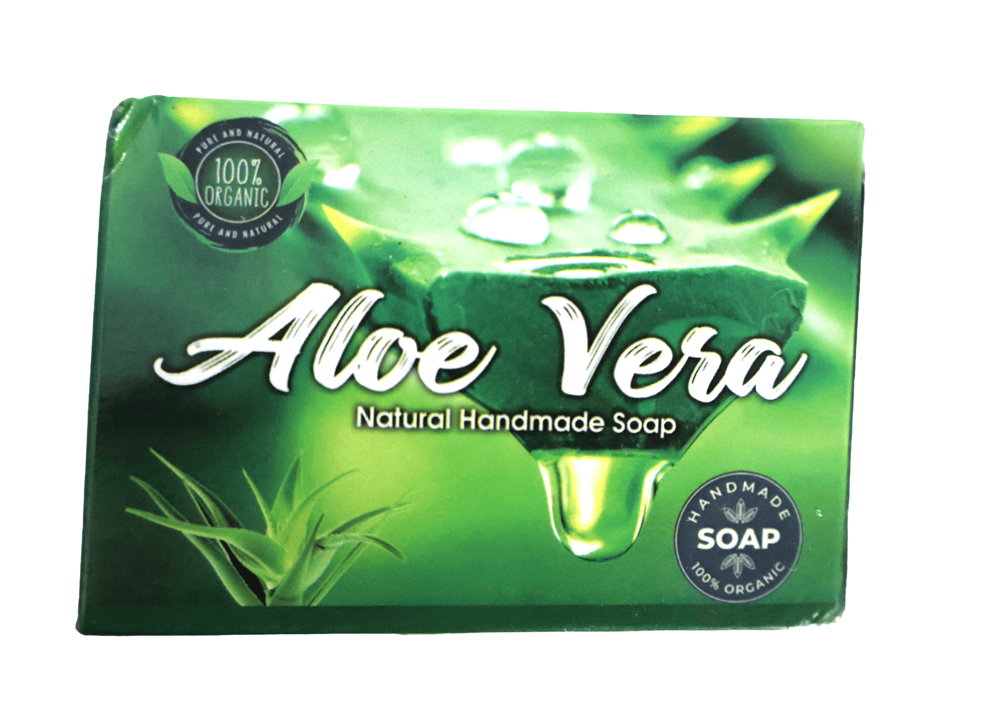100% Organic Pure & Natural Handmade Aloe Vera Soap Bar for Hydrated Skin