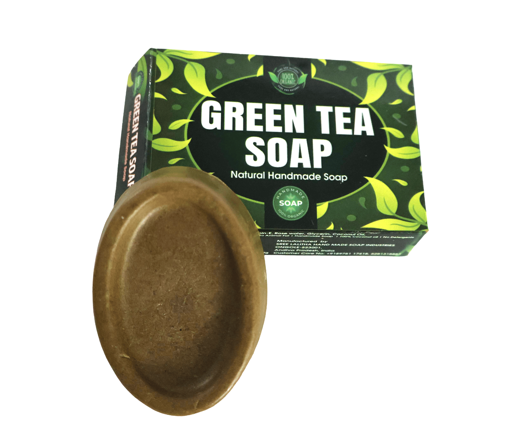 Green Tea Natural Handmade Organic Soap Bar