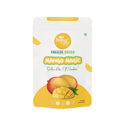 NaturDry Freeze Dried Mango Magic – 100% Natural Fruit Snack, 20g