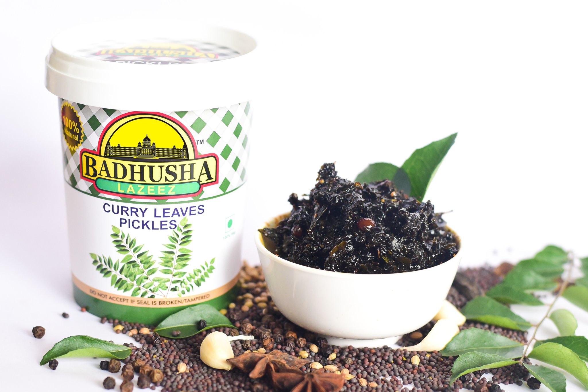 Badhusha Lazeez Curry Leaves Pickle 300 G