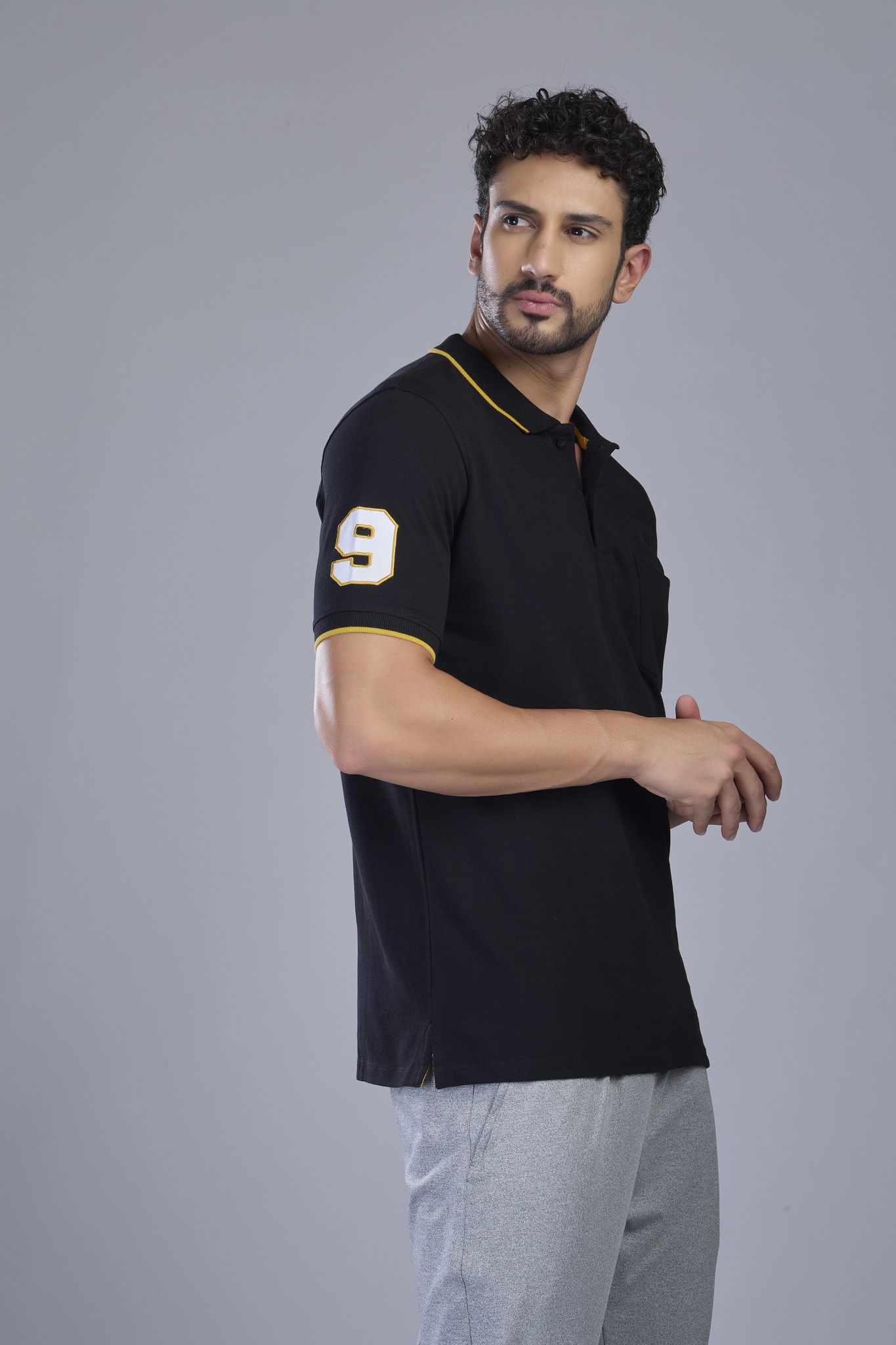 Numbered Polo T-Shirt