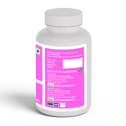 Labyrinth Nutrition Biotin from Sesbania Grandiflora Extract for Hair Growth - 90 Tablets