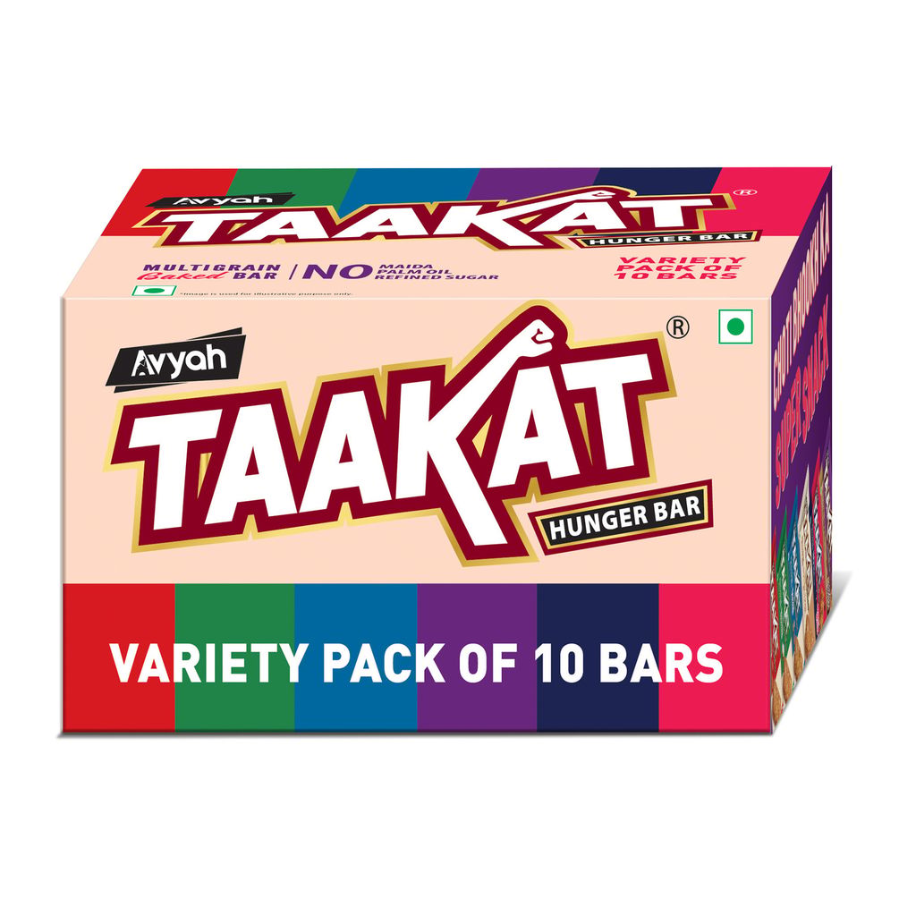 Taakt hunger Bar Variety Pack - Pack of 10