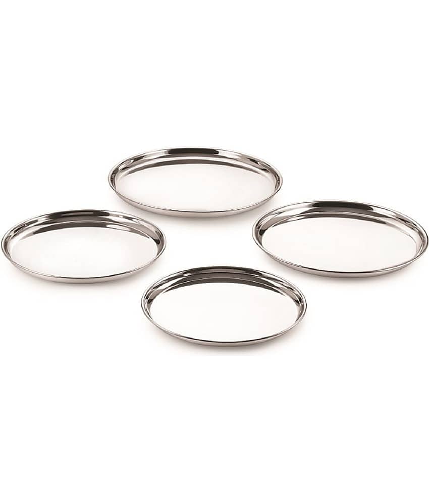 Neelam 4 Pcs Stainless Steel Steel Full Plate
