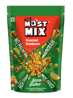Mast Mix Roasted Namkeen - Pack of 4 (Single Flavor)(Lemon Pudina) Mast Mix Roasted Namkeen - Pack of 4 (Single Flavor)(Lemon Pudina)
