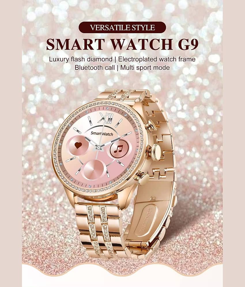 VENKAT ZONE IPS BT Calling Upto 1-2 days Smart Watch Gold