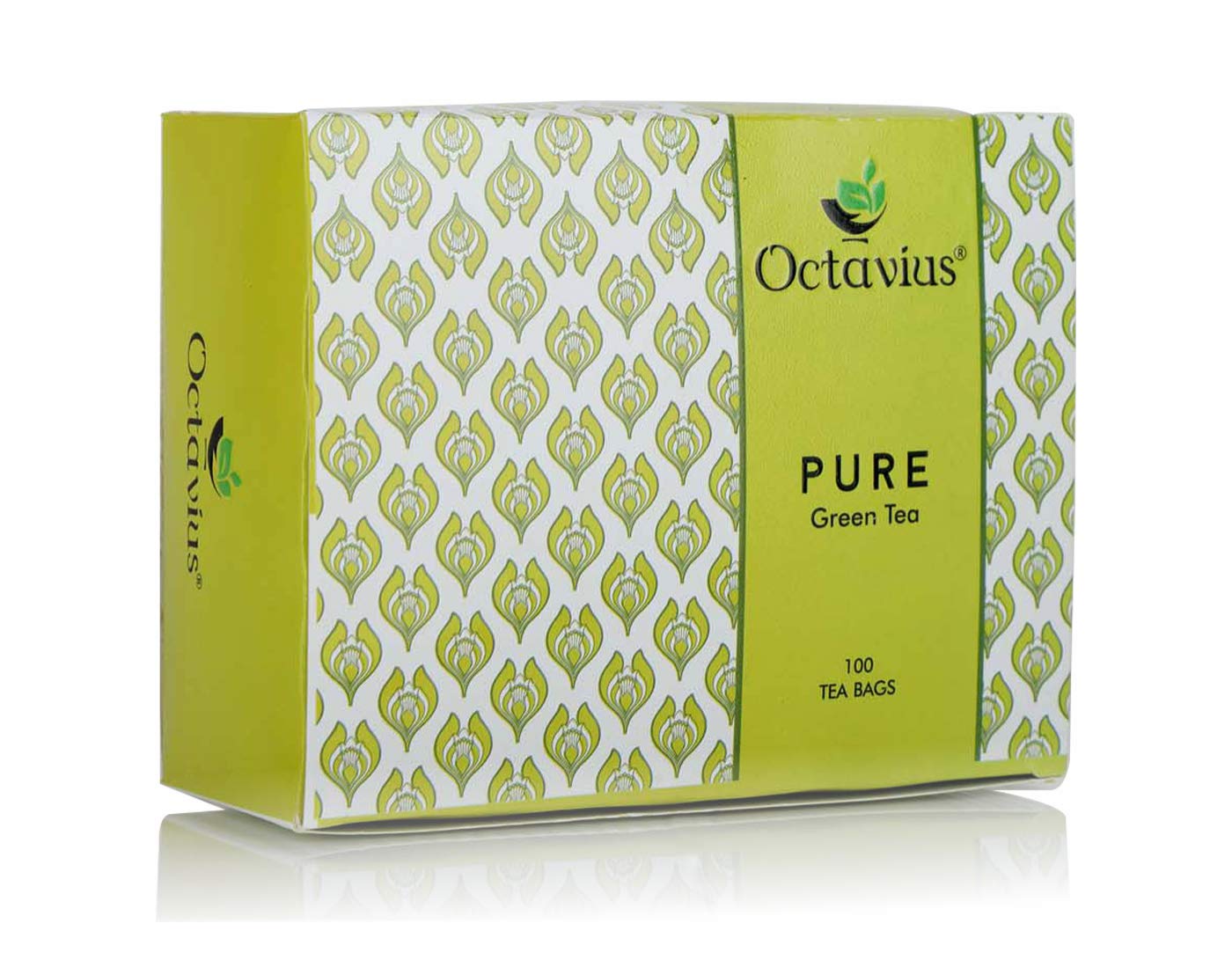 Octavius Pure Green Tea Bags - 100 Pieces | 100% Natural | Antioxidant-rich | Reduces Waist | Detox Green Tea Bags (1.7 gm x 100 Bags)