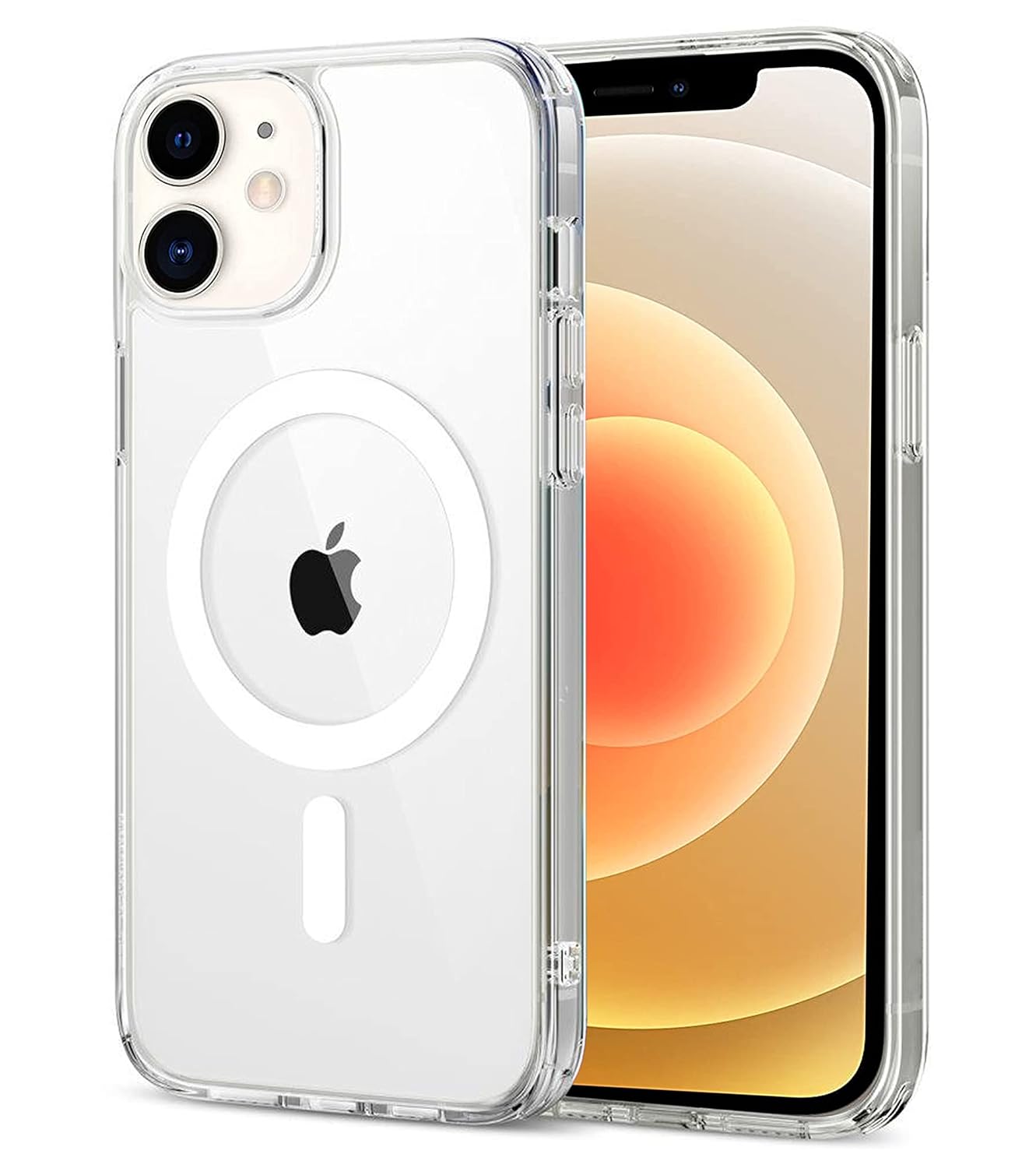 Back Case Cover for iPhone 12 | Compatible for iPhone 12 Back Cover | Scratch-Resistant Back Cover | Clear