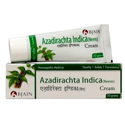 BJAIN Azadirachta Indica (Neem) Homoeopathic Cream - 30g (PACK OF 4)