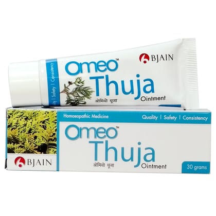 BJAIN Thuja Occidentalis Ointment for Warts & Corns, 30gm (PACK OF 4)