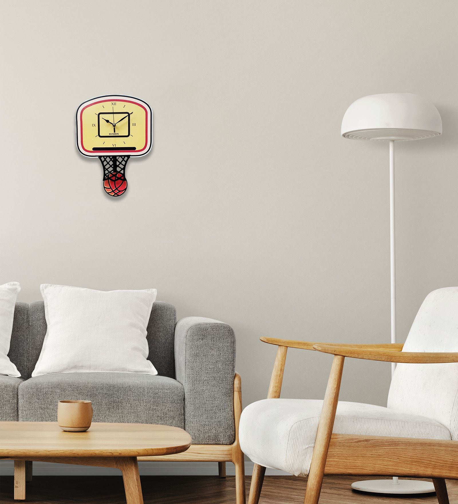 HANDZON Bakset Ball Pendulum Clock