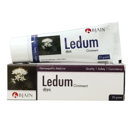 BJAIN Ledum Palustre Ointment for Haemorrhoids & Rectal Pain Relief - 30gm