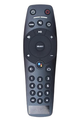 V3Deals Compatible with TATA Binge Control Binge Plus Set-Top Box Non Voice Remote - Without Voice & Google Assistant Functions Exactly Same Remote Will Work Only (Tata Bing)